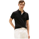Tommy Hilfiger maglietta polo nera TH 1985 MW0MW17771DW5 T-shirt Tommy Hilfiger