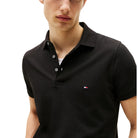Tommy Hilfiger maglietta polo nera TH 1985 MW0MW17771DW5 T-shirt Tommy Hilfiger