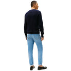 Tommy Hilfiger maglioncino blu strutturato MW0MW36347DW5 Maglieria Tommy Hilfiger