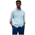 Tommy Hilfiger maglioncino celeste MW0MW39999DVW Maglieria Tommy Hilfiger