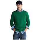 Tommy Hilfiger maglioncino verde MW0MW39999L4F Maglieria Tommy Hilfiger