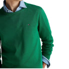 Tommy Hilfiger maglioncino verde MW0MW39999L4F Maglieria Tommy Hilfiger