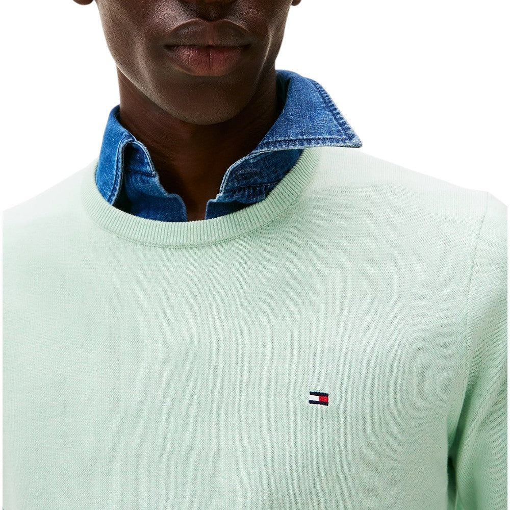 Tommy Hilfiger maglioncino verde menta MW0MW39999MRE Maglieria Tommy Hilfiger