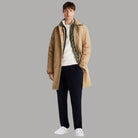 Sneakers Tommy Hilfiger bianche in pelle con lacci e suola in gomma