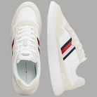 Sneaker Tommy Hilfiger bianche con lacci e interno azzurro