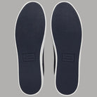 Suole sneaker Tommy Hilfiger Vulc Low blu scuro con etichetta