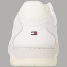 Sneaker panna con talloncino imbottito e patch logo sul retro