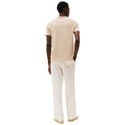 Tommy Hilfiger t-shirt beige logo centrale MW0MW38636RBT T-shirt Tommy Hilfiger