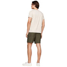 Tommy Hilfiger t-shirt beige logo ricamato MW0MW11797 T-shirt Tommy Hilfiger