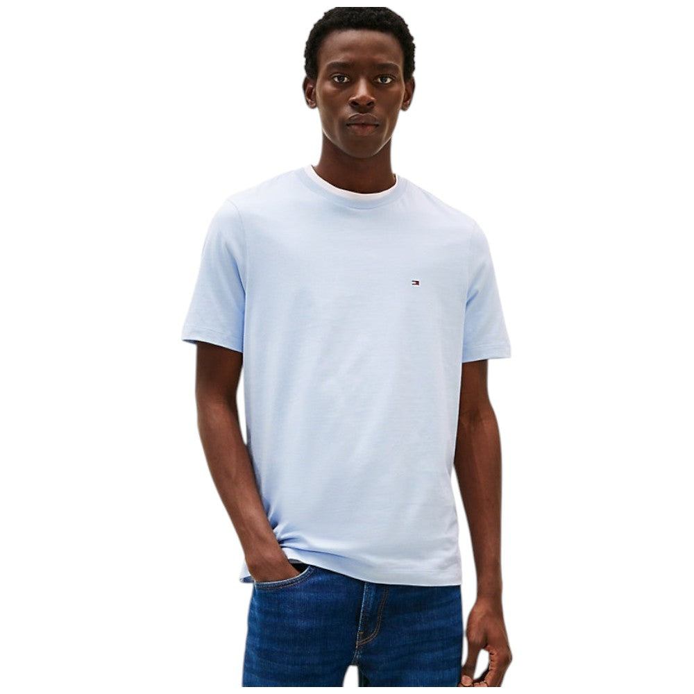 Tommy Hilfiger t-shirt celeste MW0MW39995C10 T-shirt Tommy Hilfiger