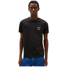 Tommy Hilfiger t-shirt nera con stampa MW0MW38622BDS T-shirt Tommy Hilfiger