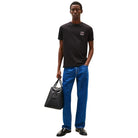 Tommy Hilfiger t-shirt nera con stampa MW0MW38622BDS T-shirt Tommy Hilfiger