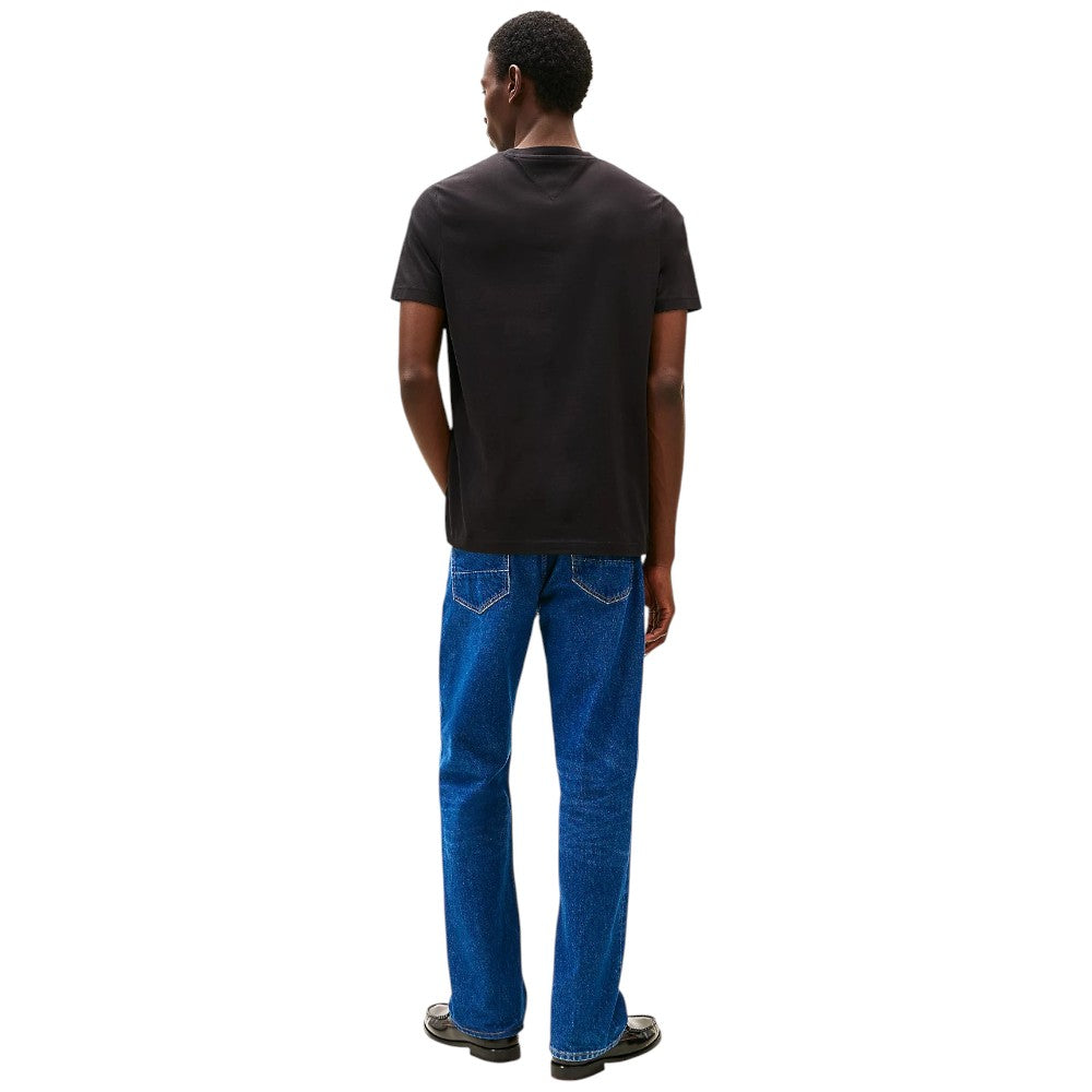 Tommy Hilfiger t-shirt nera con stampa MW0MW38622BDS T-shirt Tommy Hilfiger