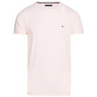 Tommy Hilfiger t-shirt rosa logo piccolo MW0MW10800 T-shirt Tommy Hilfiger