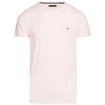 T-shirt rosa Tommy Hilfiger con piccolo logo sul petto