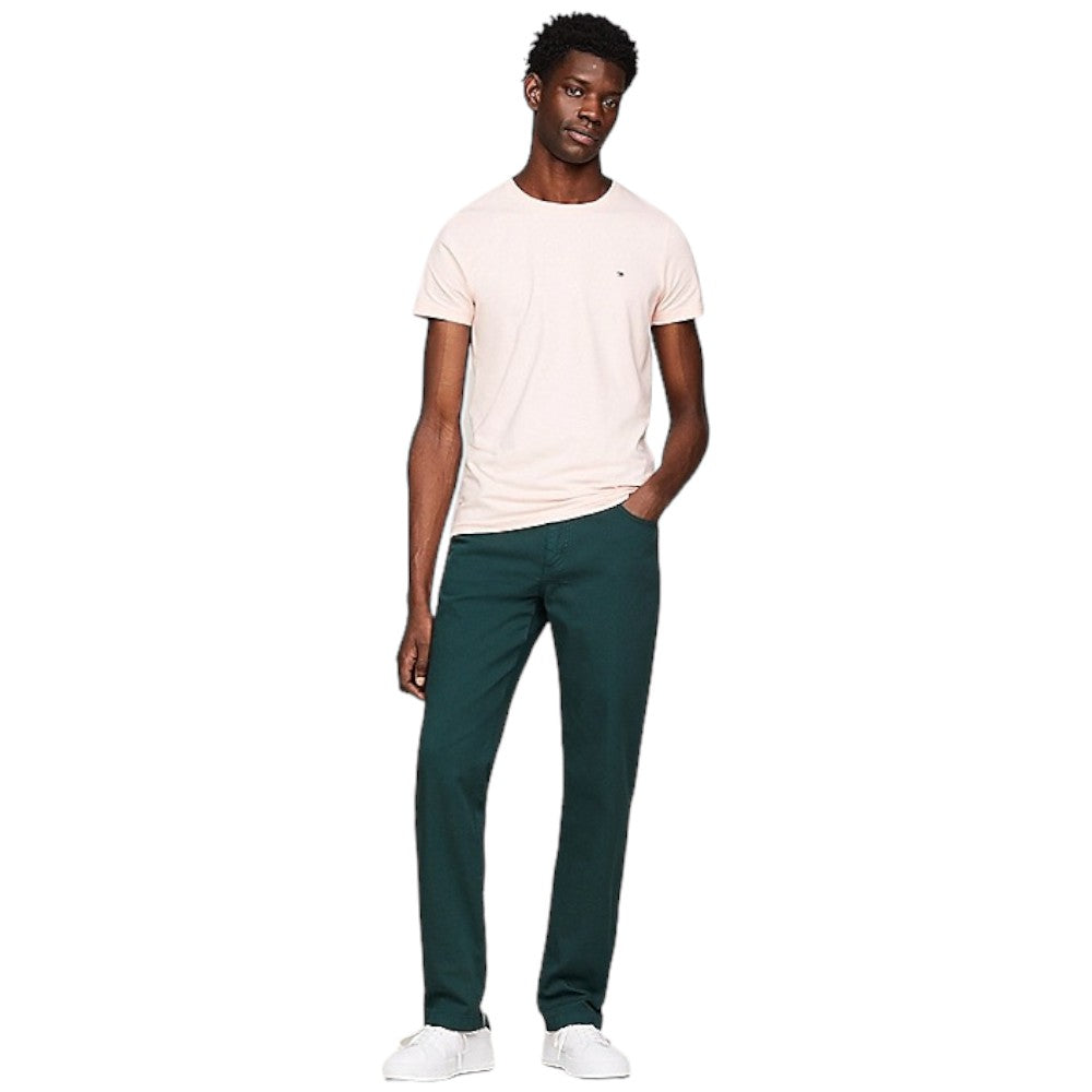 Tommy Hilfiger t-shirt rosa logo piccolo MW0MW10800 T-shirt Tommy Hilfiger