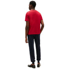 Tommy Hilfiger t-shirt rosso magma MW0MW39995XLD T-shirt Tommy Hilfiger