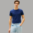 Tommy Hilfiger t-shirt slim fit con bandierina ricamata - Prodotti di Classe