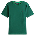 Tommy Hilfiger t-shirt verde a righe MW0MW399950CD T-shirt Tommy Hilfiger