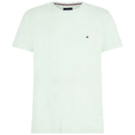 T-shirt verde chiaro con logo Tommy Hilfiger piccolo sul petto