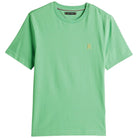 Tommy Hilfiger t-shirt verde logo TH ricamato MW0MW39256L3J T-shirt Tommy Hilfiger