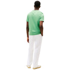 Tommy Hilfiger t-shirt verde logo TH ricamato MW0MW39256L3J T-shirt Tommy Hilfiger