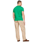 Tommy Hilfiger t-shirt verde logo ricamato MW0MW11797 T-shirt Tommy Hilfiger