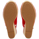 Tommy Hilfiger zeppe rosse Basic Elena Sing FW0FW04789 Sandali Tommy Hilfiger