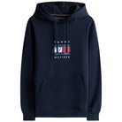 Tommy hilfiger felpa blu con cappuccio MW0MW41332DW5 - Prodotti di Classe