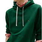 Tommy hilfiger felpa verde con cappuccio MW0MW39997L6K Felpe Tommy Hilfiger