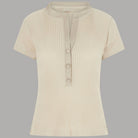 Top Guess Slim Henley in Maglia a Coste - Charline W6GP09K2931 - Prodotti di Classe
