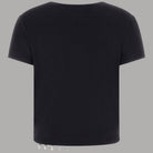 Top Guess Cropped in Maglia con Dettaglio Gioiello Cotone-Elasticizzato - Prodotti di Classe