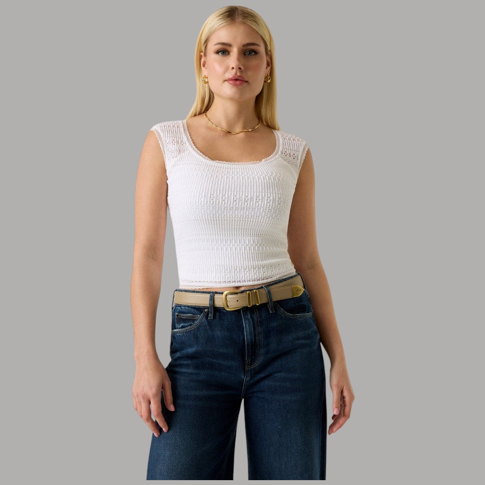 Guess top scollo quadrato W6GP19K2949 - Prodotti di Classe