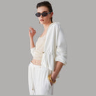 Liu Jo top con logo monogram TA6173J3845 - Prodotti di Classe