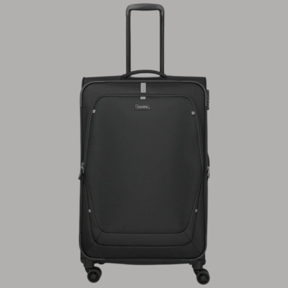 Trolley Travelite Umbria L Nero con Ruote Espandibile e TSA - Prodotti di Classe