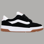 Sneaker Vans nero in suede con inserti bianchi e suola spessa gum