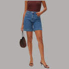 Vero Moda bermuda in jeans con applicazioni catena 10344814 - Prodotti di Classe