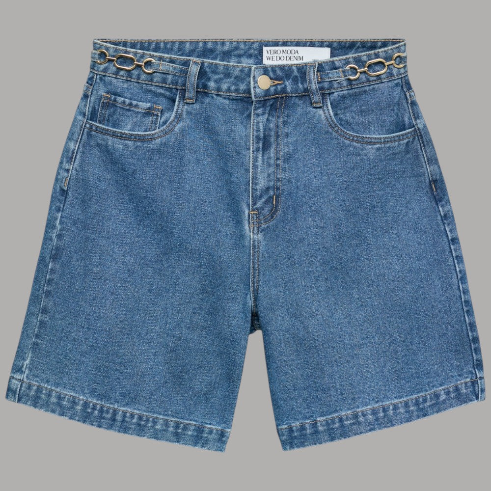 Vero Moda bermuda in jeans con applicazioni catena 10344814 - Prodotti di Classe