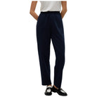 Pantaloni felpa Vero Moda Ronja blu scuro con elastico in vita e tasche