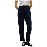 Pantaloni felpa Vero Moda Ronja blu scuro con elastico in vita e tasche