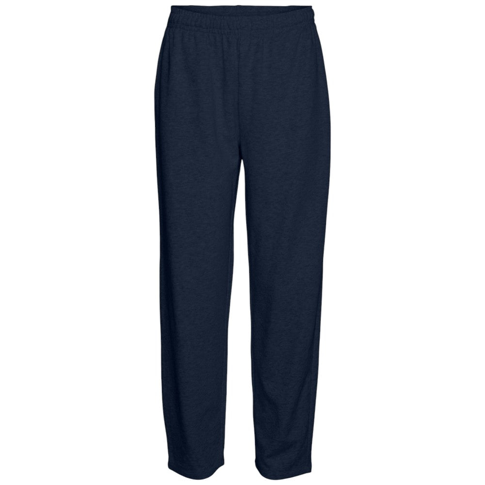 Pantaloni felpa Vero Moda Ronja blu scuro: vita elasticizzata e gamba dritta