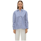 Vero Moda camicia a righe bianca blu con strass Inge 10321807 Camicie Vero Moda