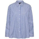 Vero Moda camicia a righe bianca blu con strass Inge 10321807 Camicie Vero Moda