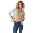 Vero Moda giacca blazer in lino beige chiaro Jesmilo 10279700 Giacche Vero Moda