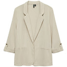 Vero Moda giacca blazer in lino beige chiaro Jesmilo 10279700 Giacche Vero Moda