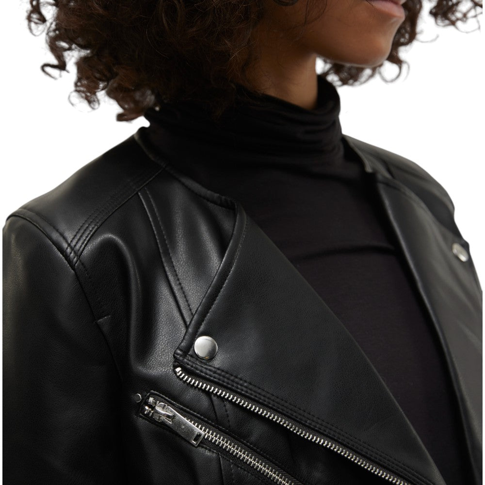 Vero Moda giacca ecopelle nera Riley 10302441 Giubbini Vero Moda