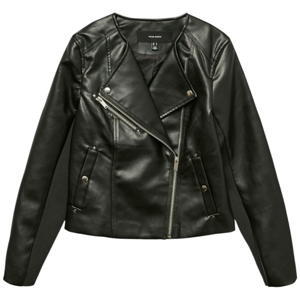 Vero Moda giacca ecopelle nera Riley 10302441 Giubbini Vero Moda
