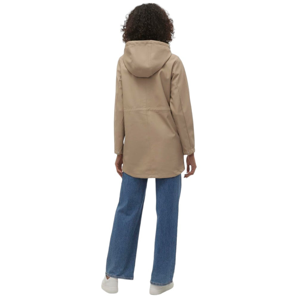 Vero Moda giacca giubbino gommato beige art. Malou 10266982 Giubbini Vero Moda