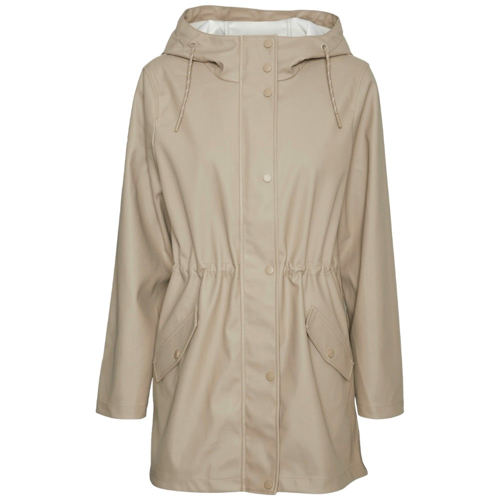 Vero Moda giacca giubbino gommato beige art. Malou 10266982 Giubbini Vero Moda