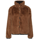 Vero Moda giacca pelliccia eco reversibile marrone nero 10292579 Giubbini Vero Moda